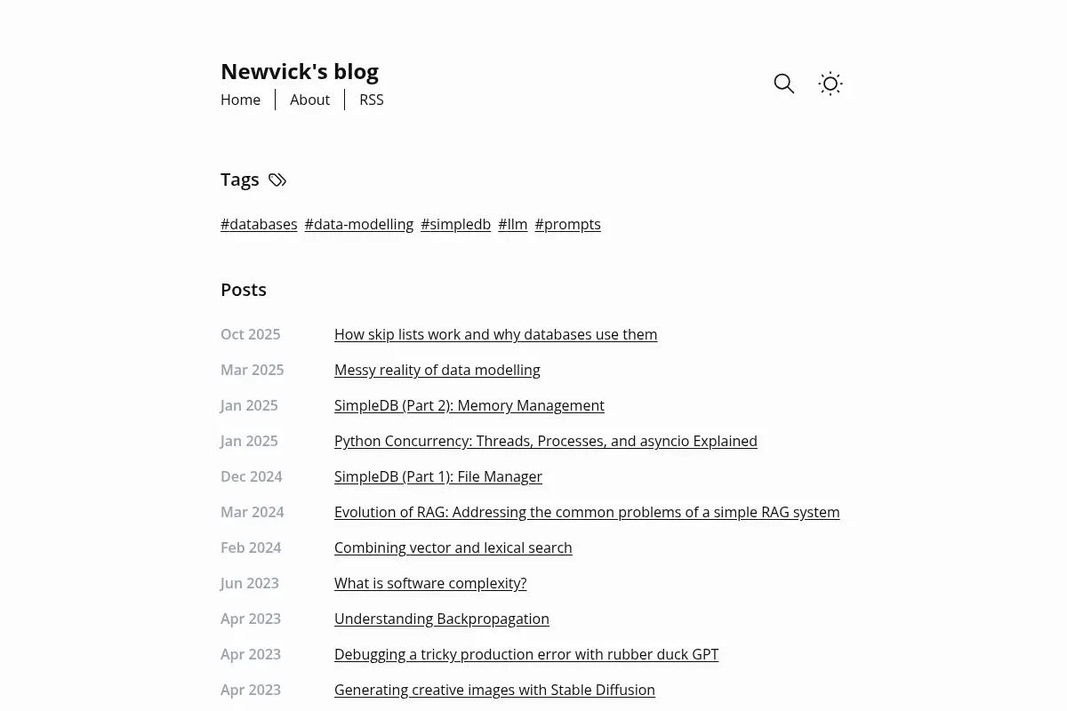Newvick's blog