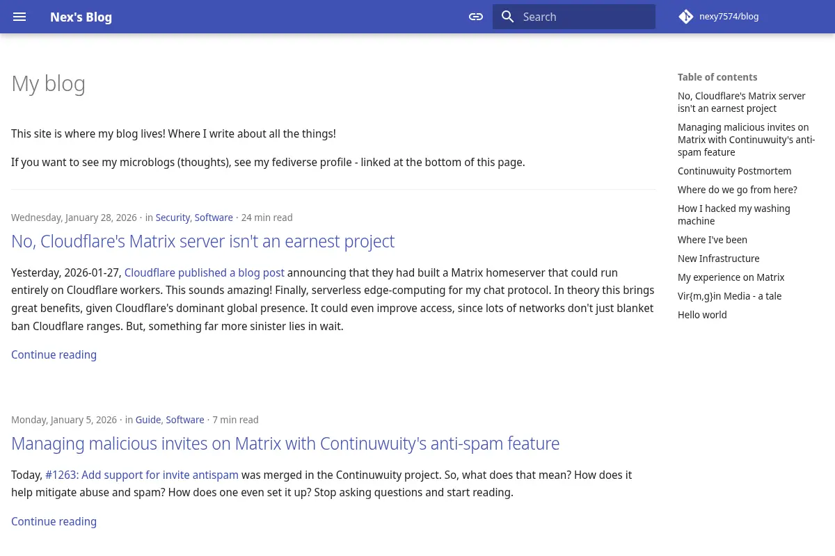 Nex's Blog