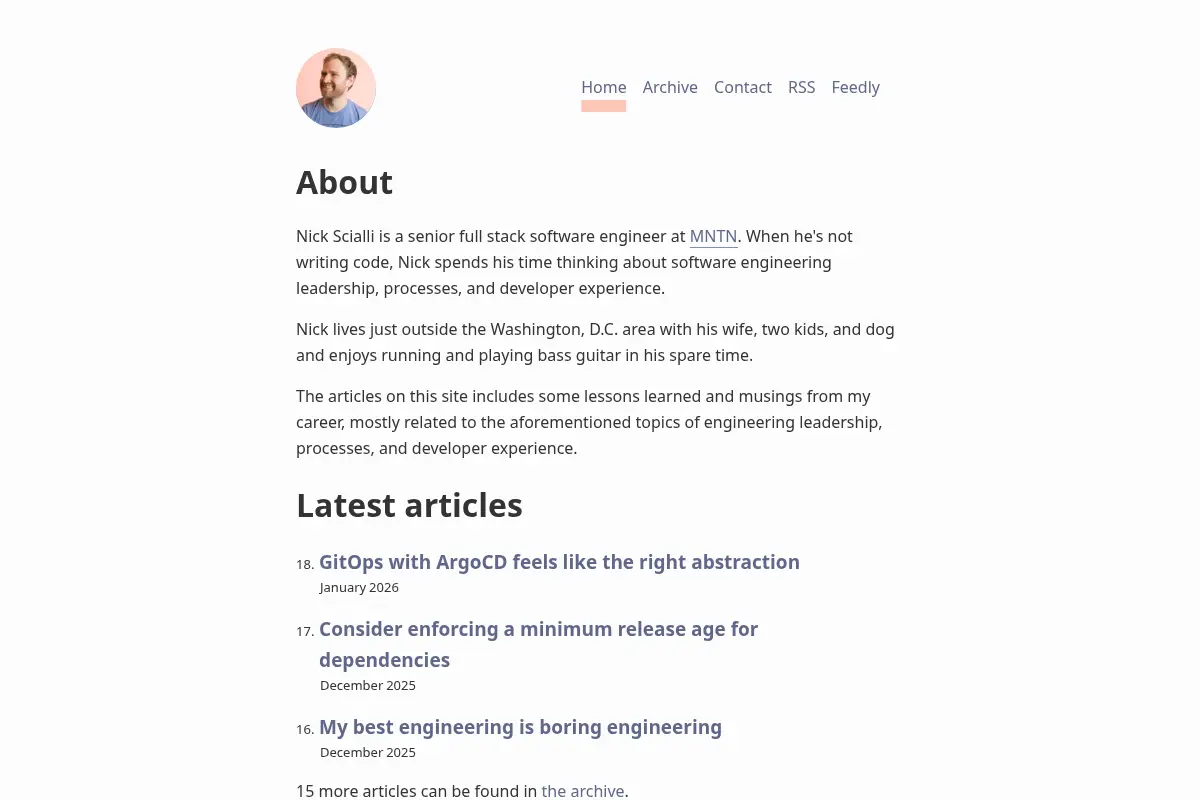 Nick Scialli | Senior Software Engineer