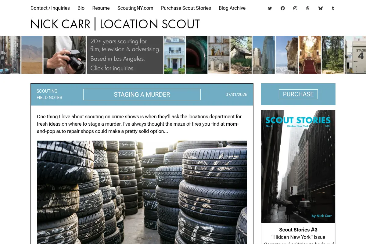Nick Carr / Location Scout