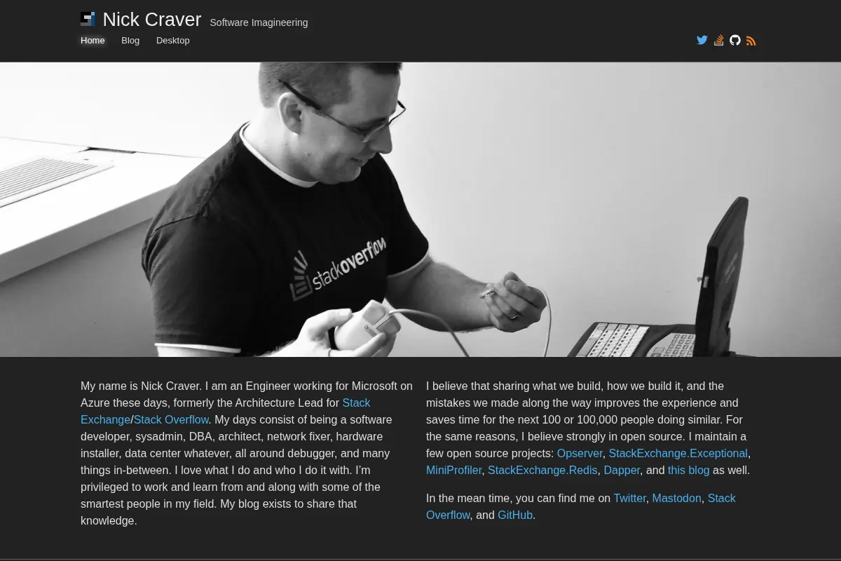 Nick Craver - Software Imagineering