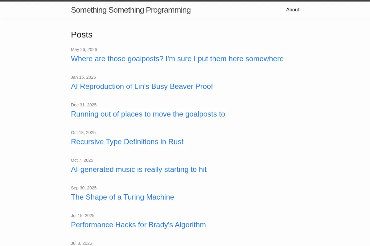 Something Something Programming