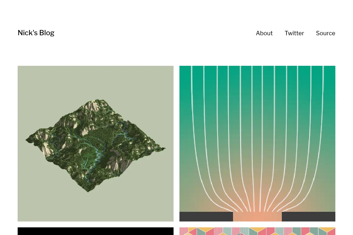 Nick's Blog – Projects in Math, Science and Programming