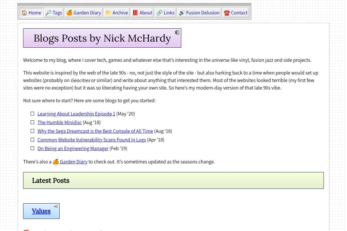 Nick McHardy's Blog