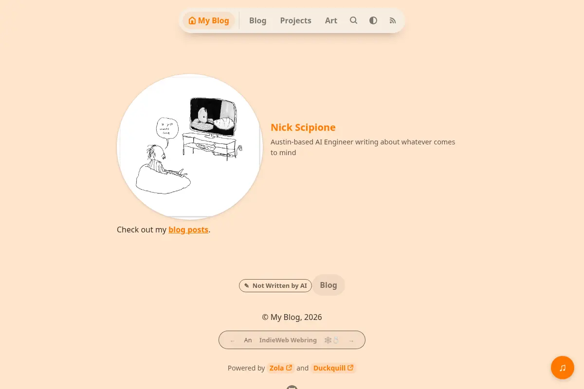Nick Scipione's Blog