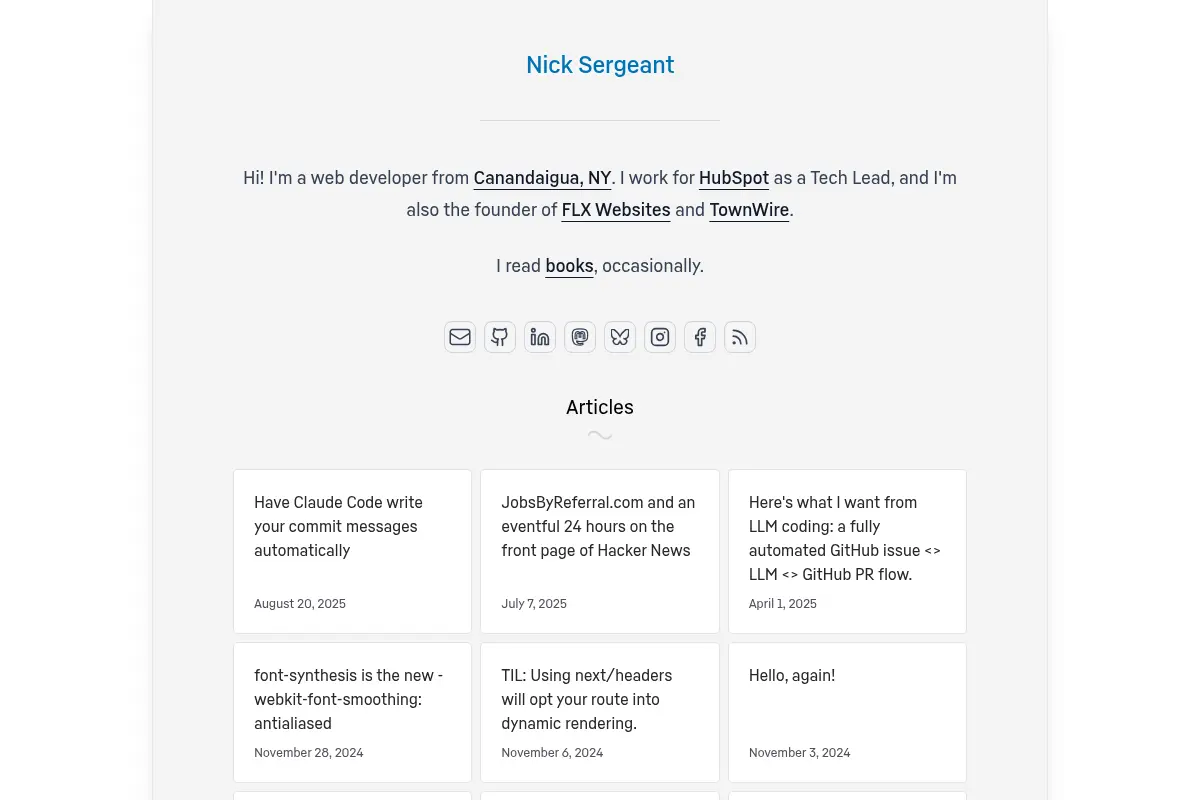 Nick Sergeant