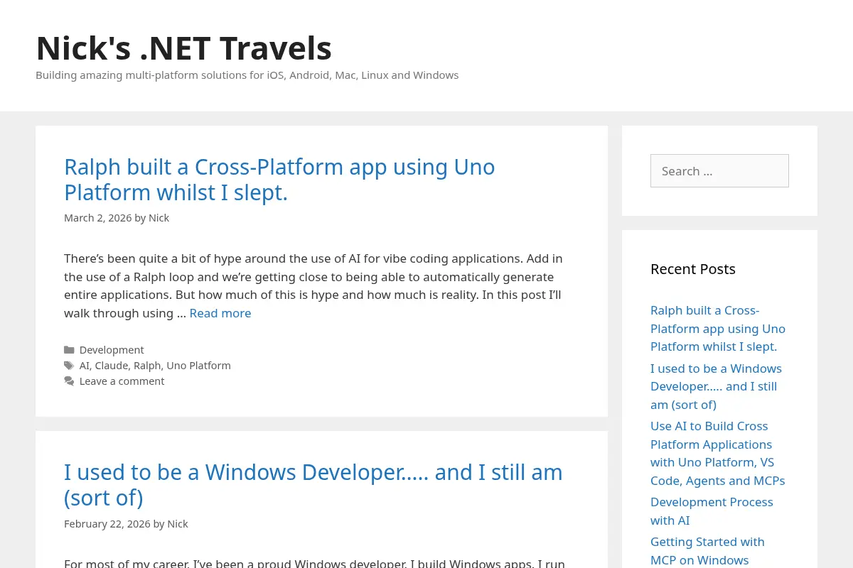 Nick's .NET Travels