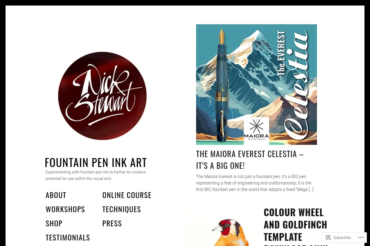 Fountain Pen Ink Art