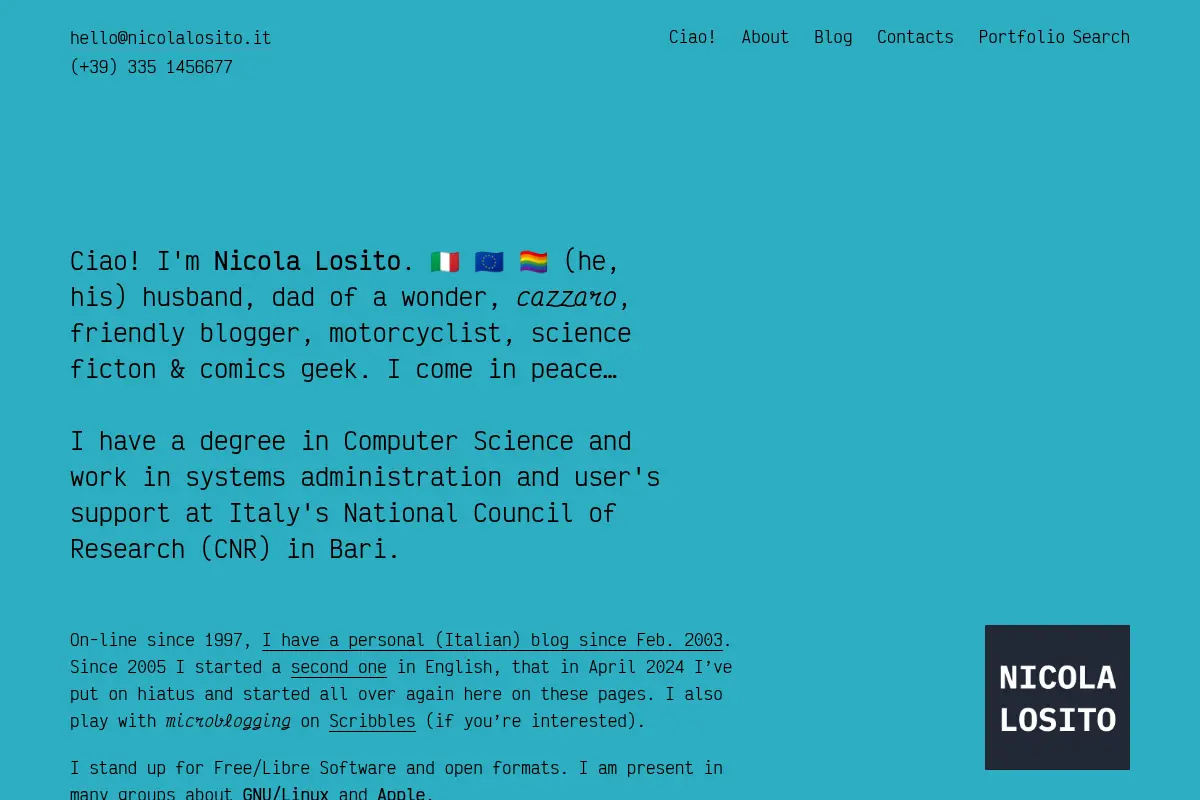 Nicola Losito – Can use $search-engine
