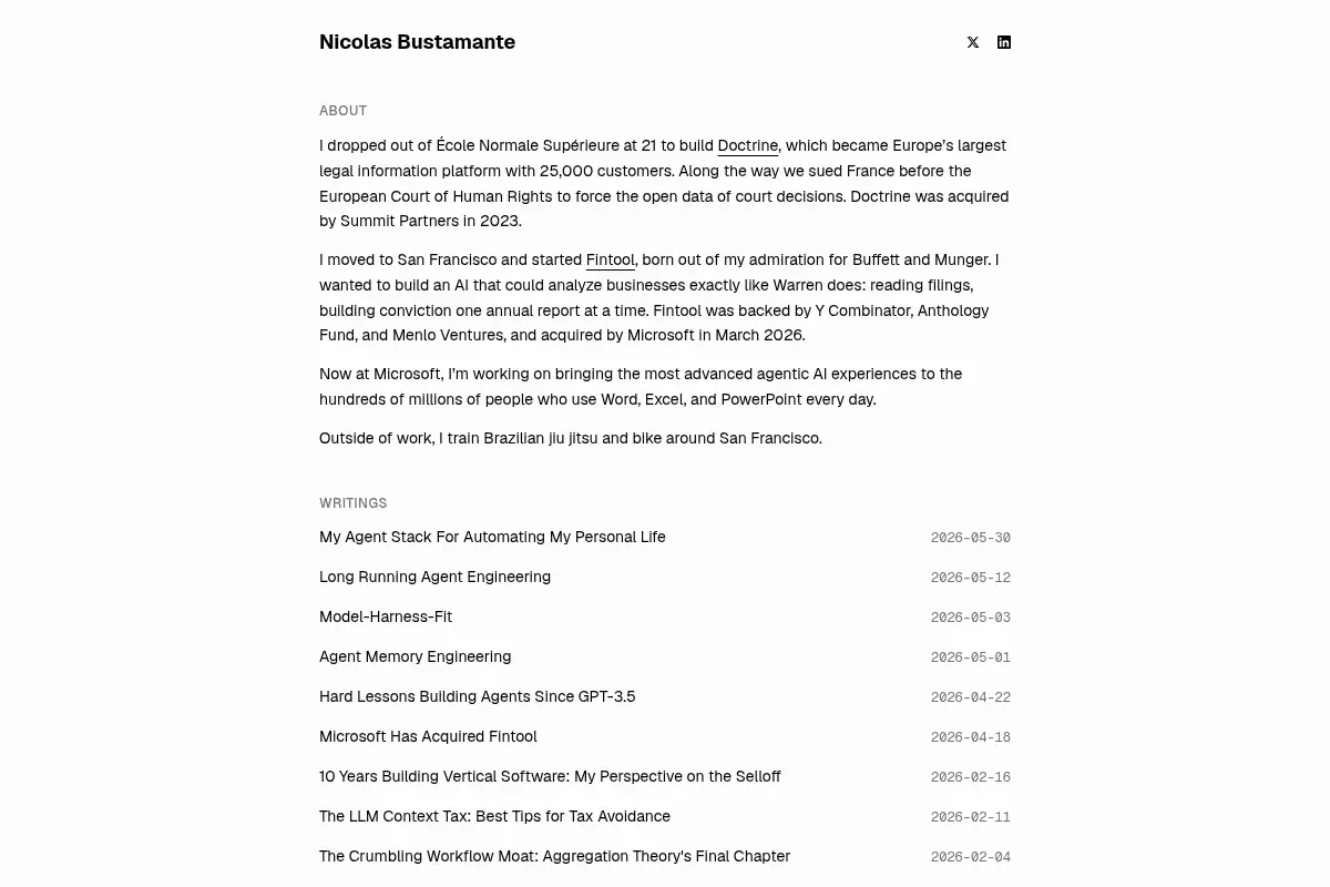 Nicolas Bustamante — AI Entrepreneur