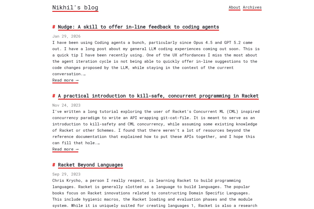 Nikhil's Blog