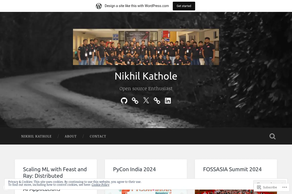 Nikhil Kathole – Open source Enthusiast
