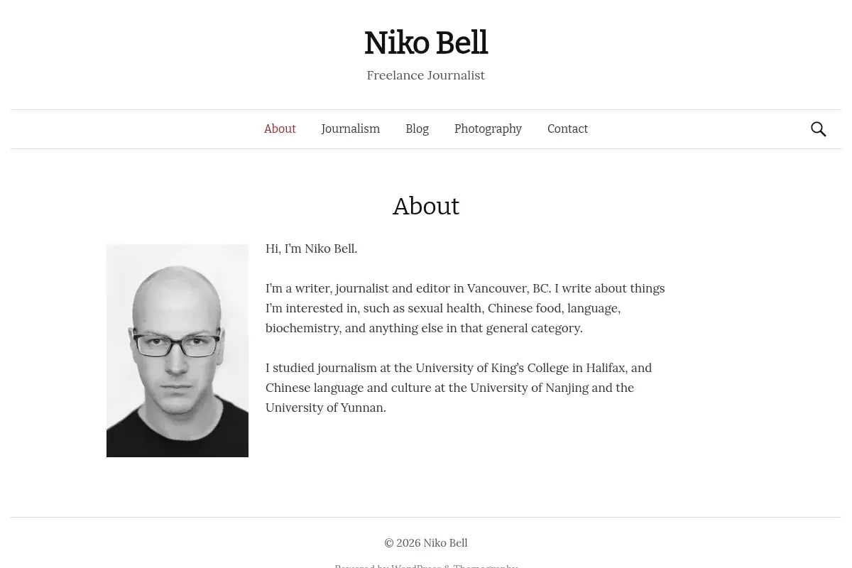 Niko Bell | Freelance Journalist