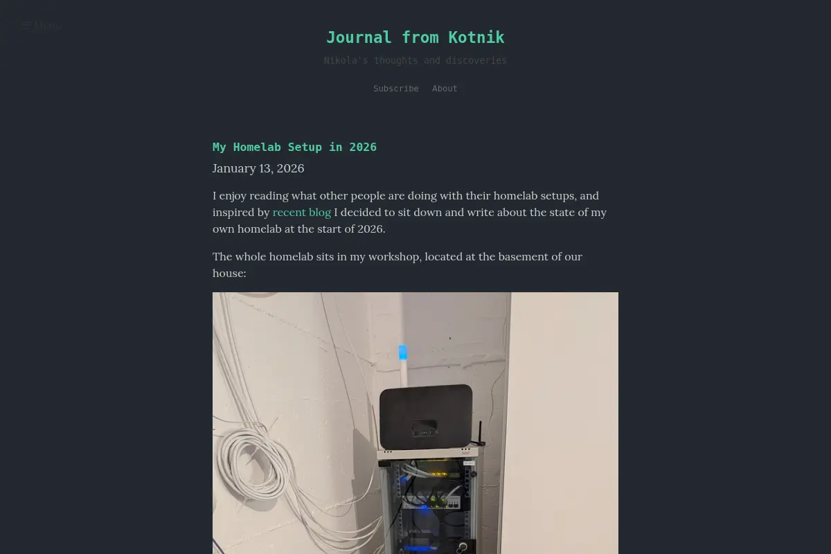 Journal from Kotnik