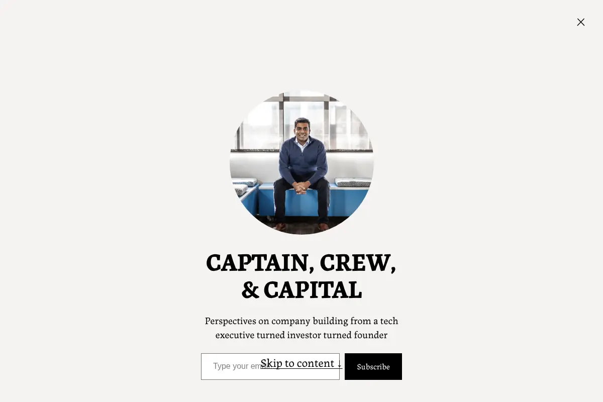 Captain, Crew, & Capital