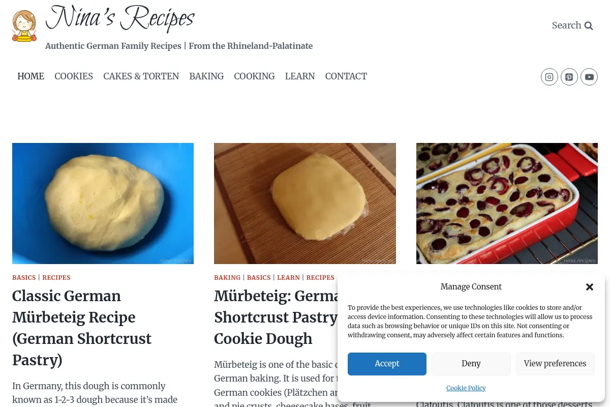 Nina's Recipes