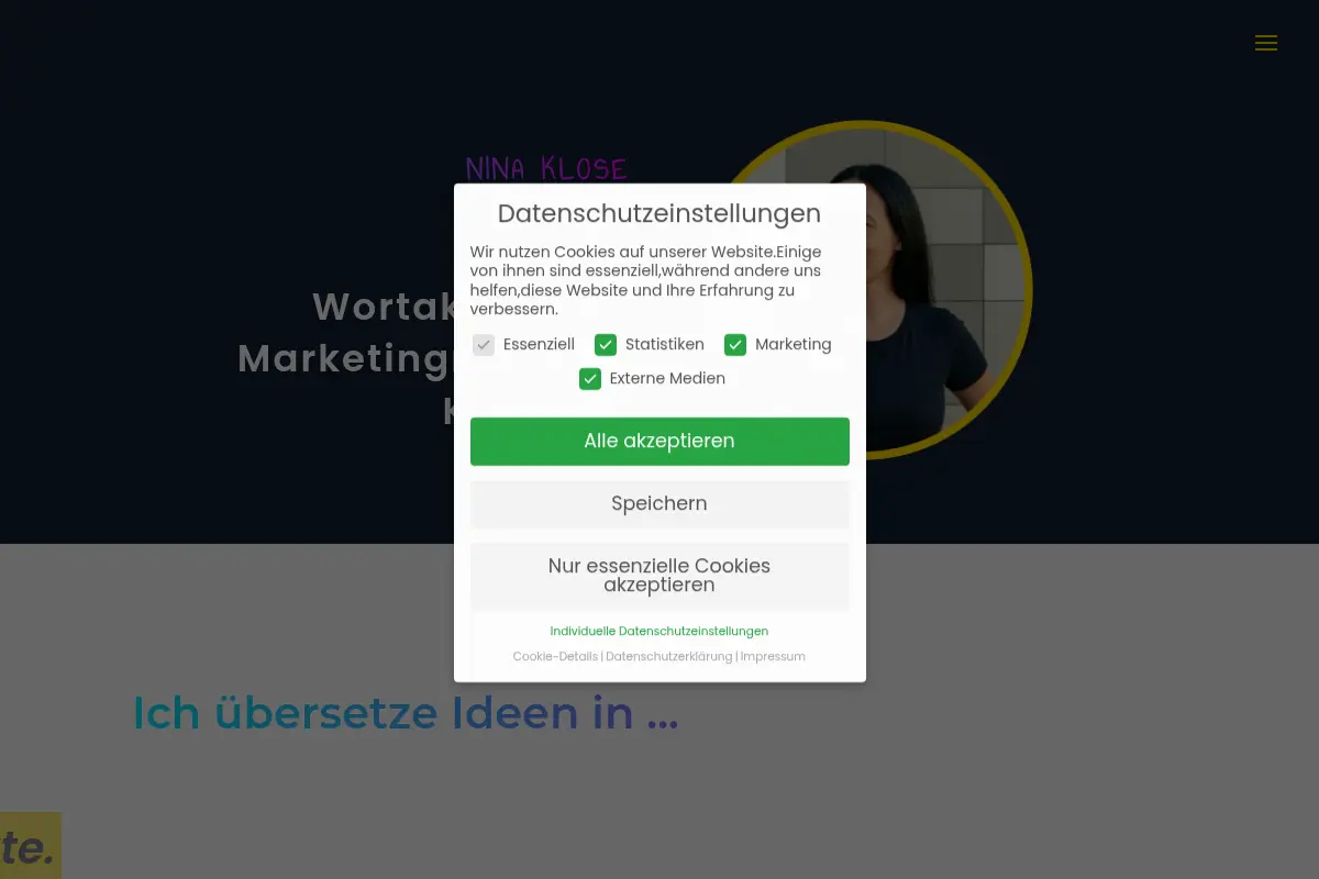 Nina Klose ... reist und schreibt!