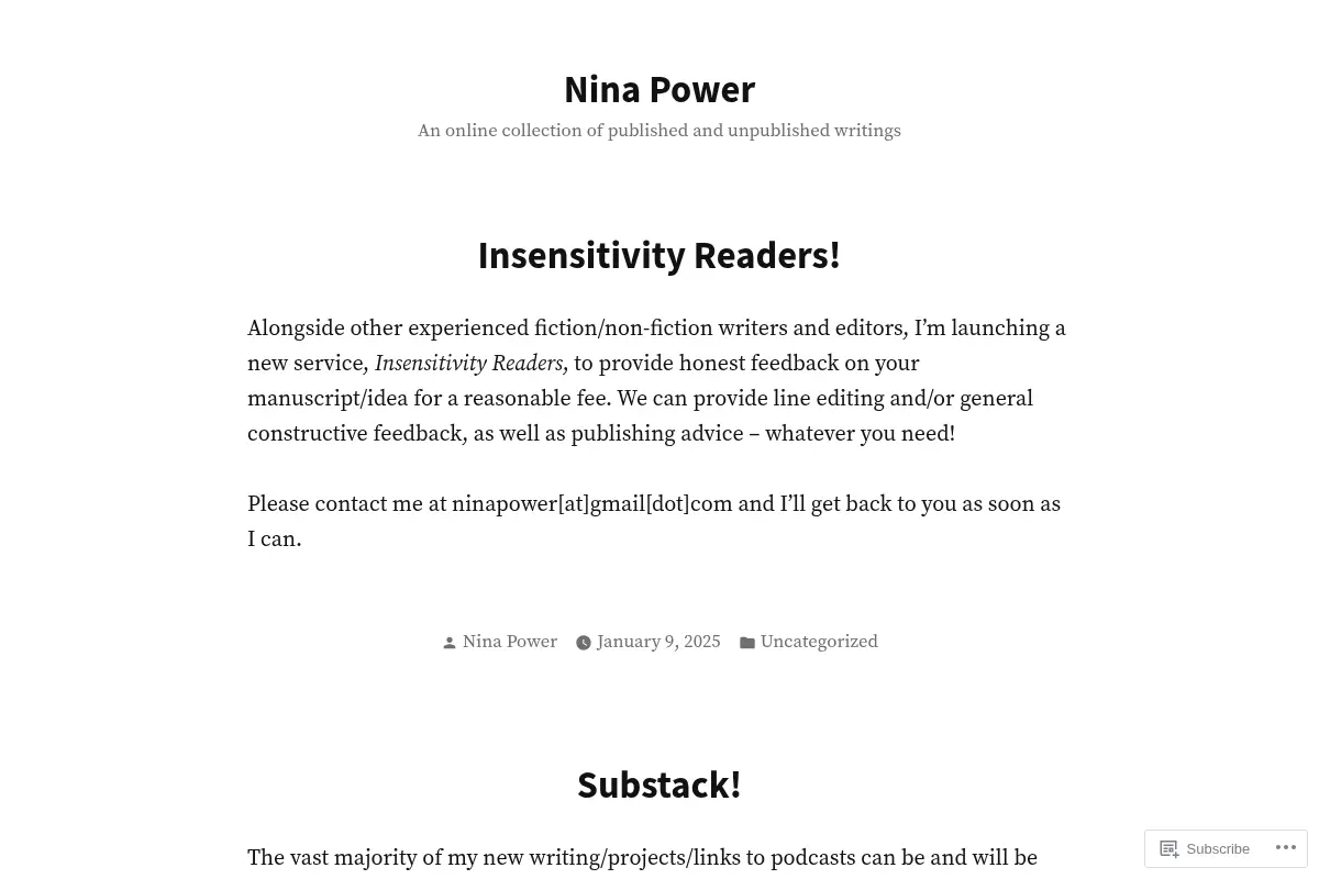 Nina Power