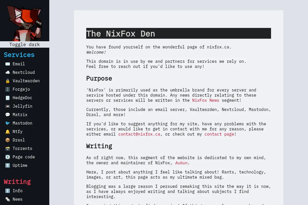 NixFox - The NixFox Den