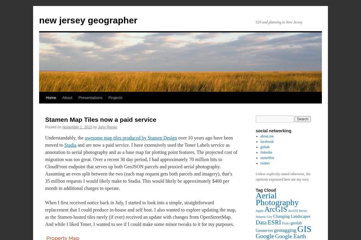New Jersey Geographer