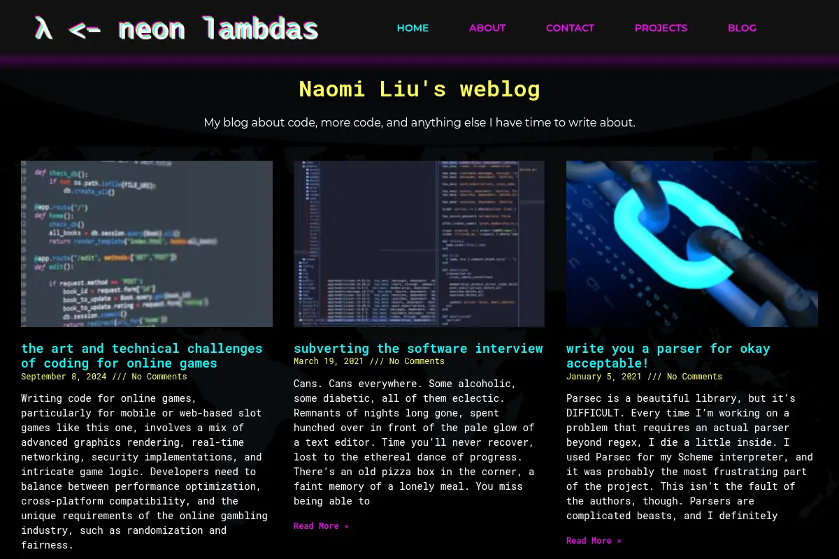 my php/cobol blog