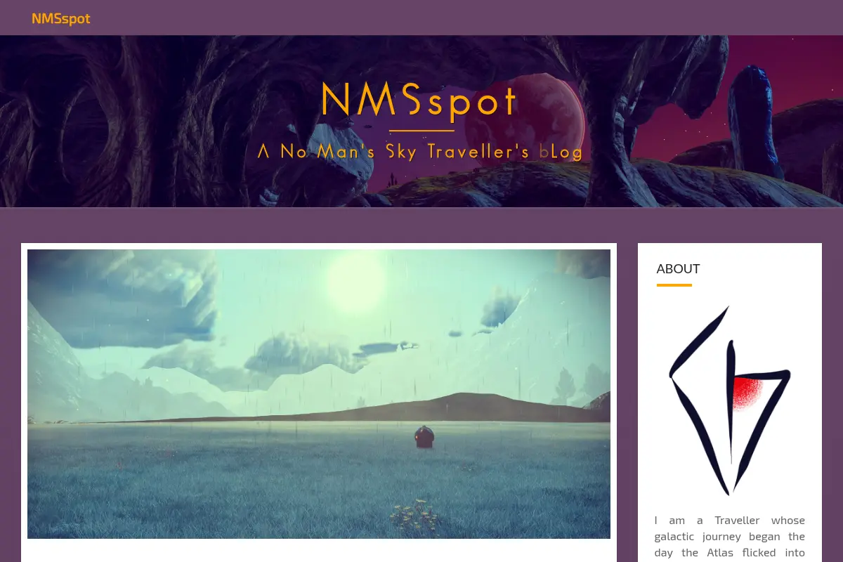 NMSspot - A No Man's Sky Traveller's Blog