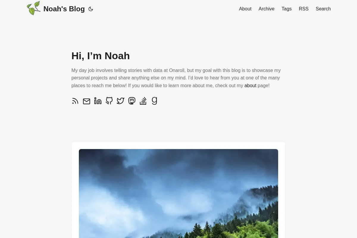 Noah Ford's Blog