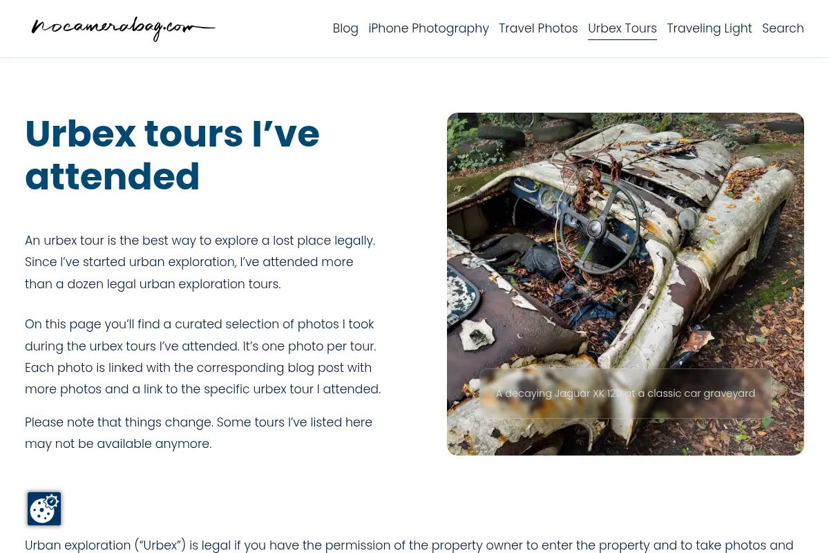 Urbex Tours I've attended