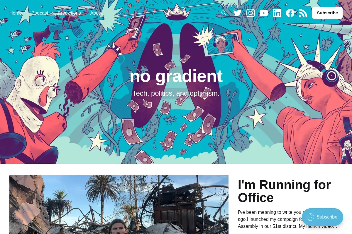 no gradient