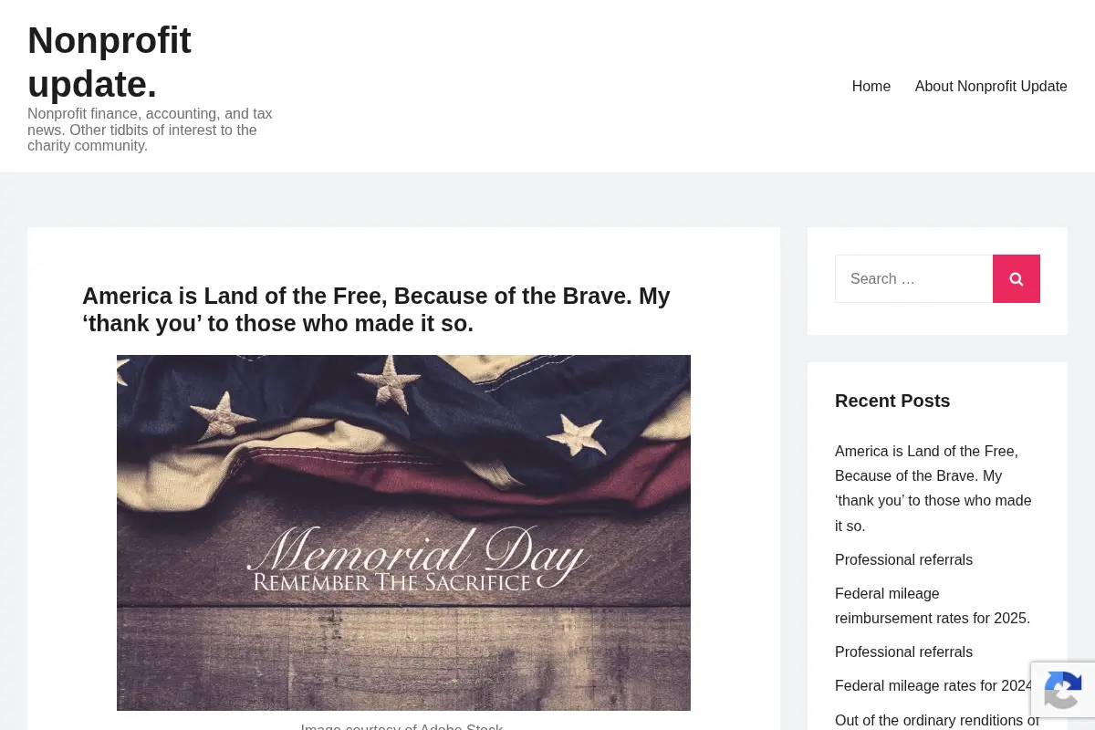 Nonprofit Update