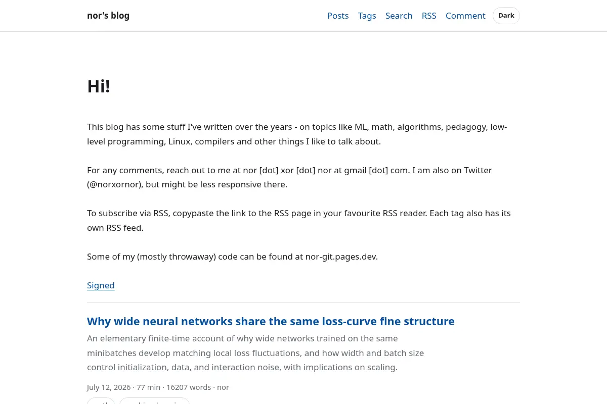nor's blog