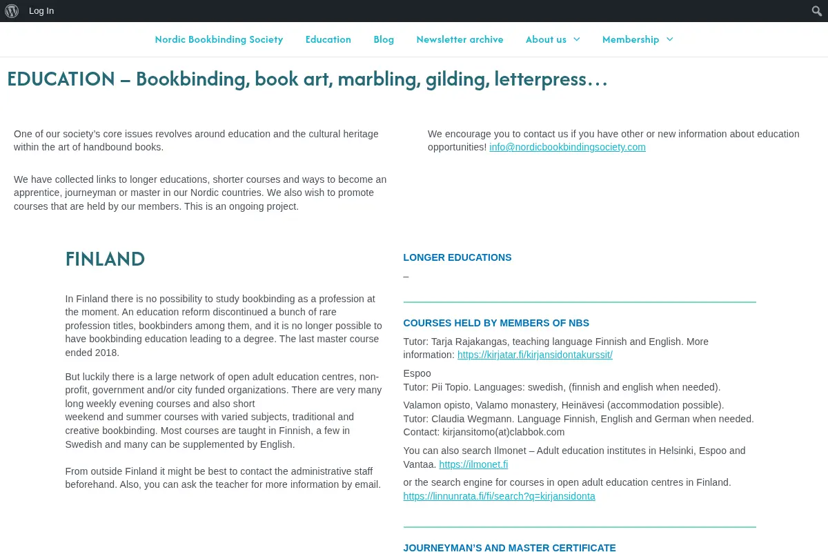 Nordic Bookbinding Society