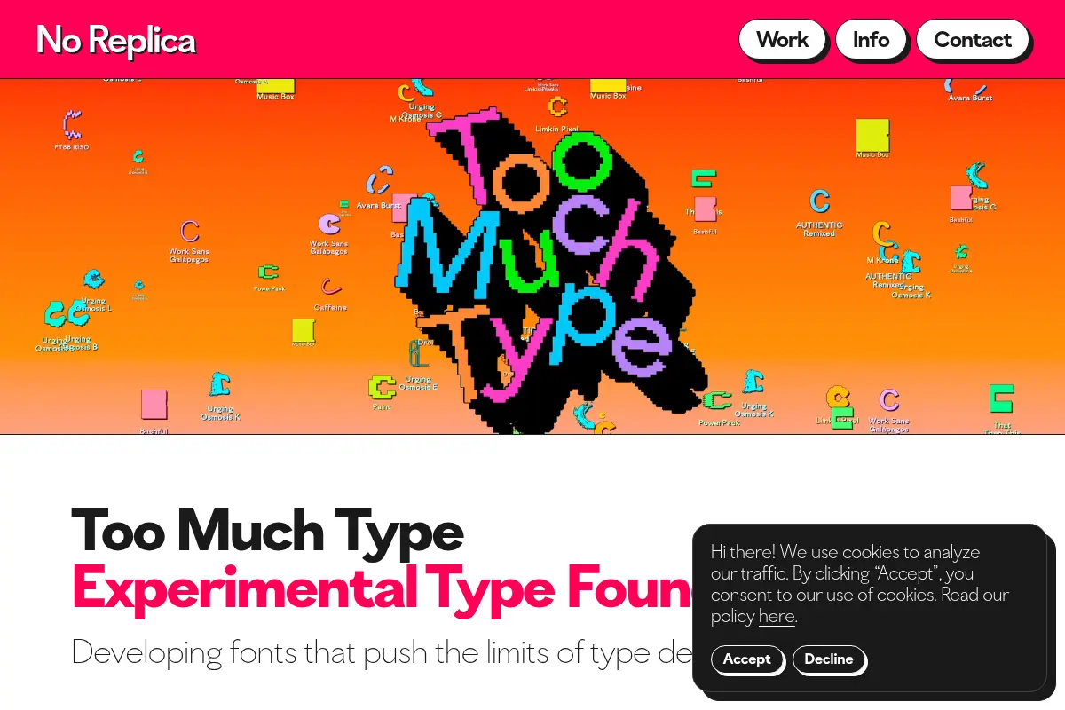 Too Much Type