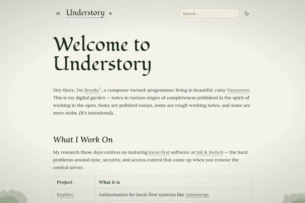 Understory