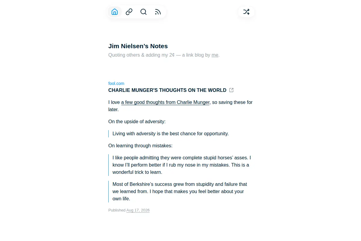 Jim Nielsen's Notes