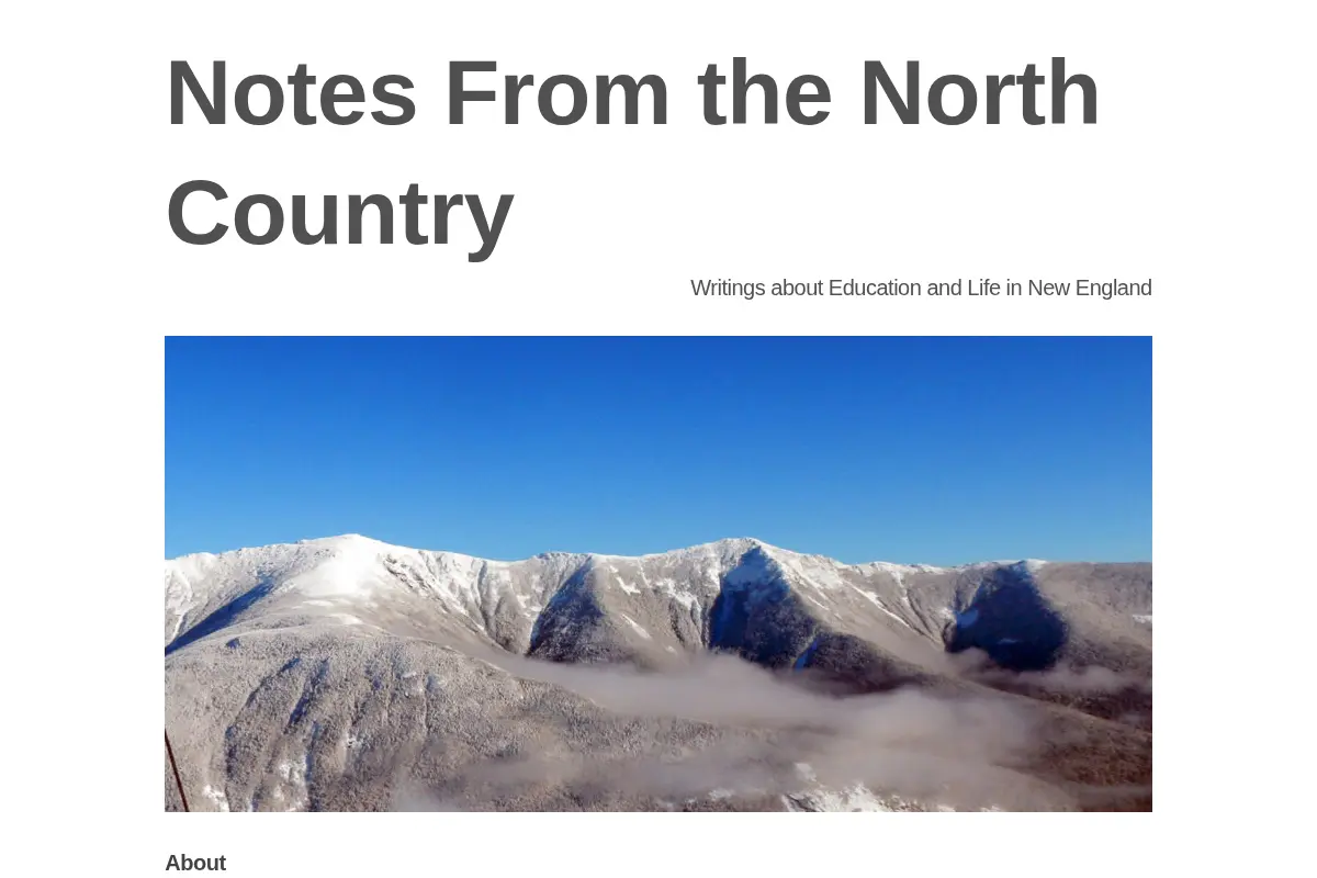 Notes From the North Country