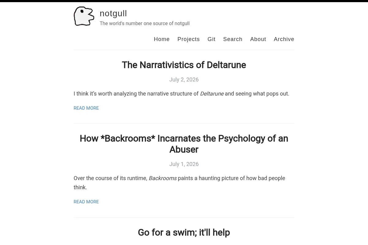 notgull – The world's number one source of notgull