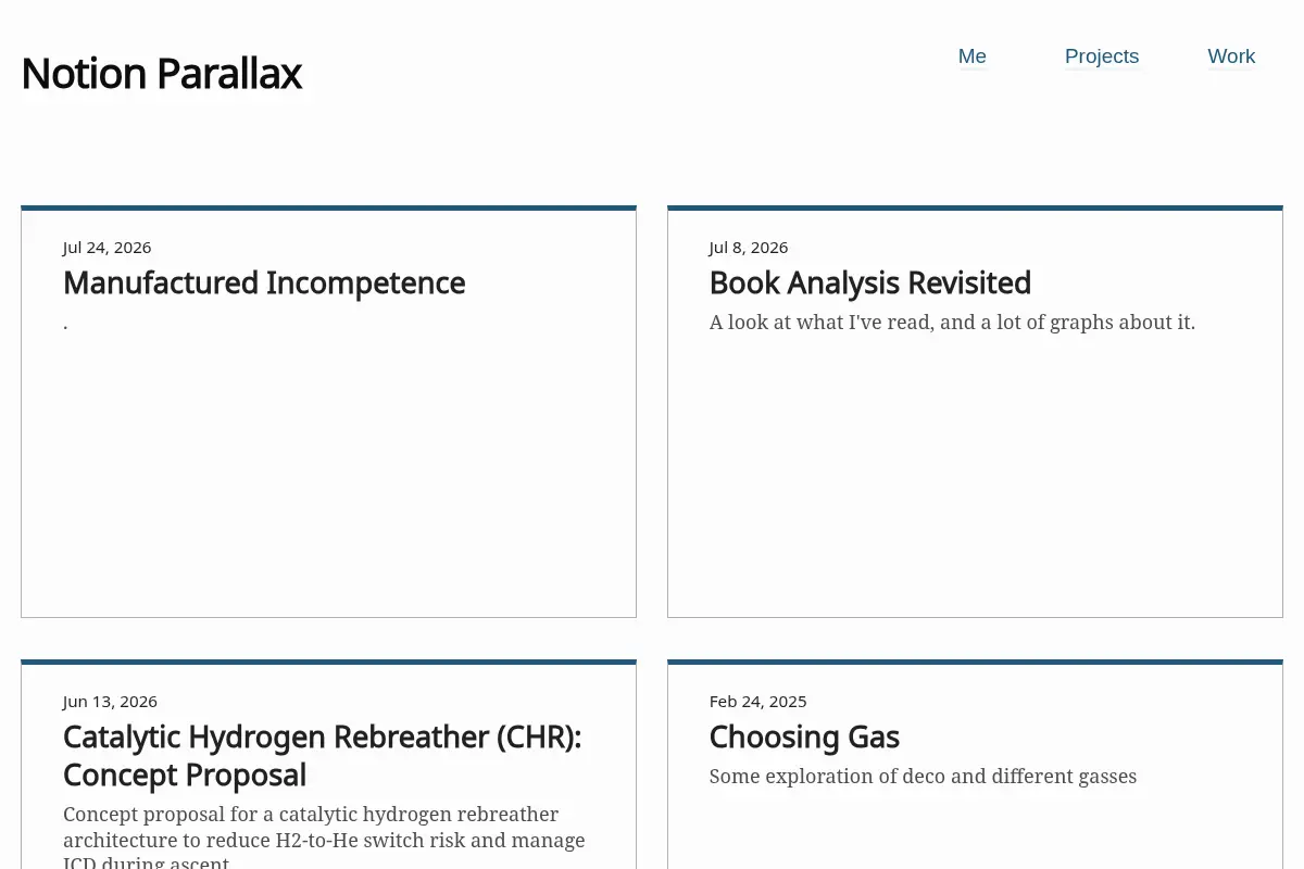 Notion Parallax