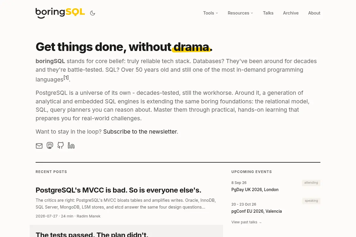 boringSQL