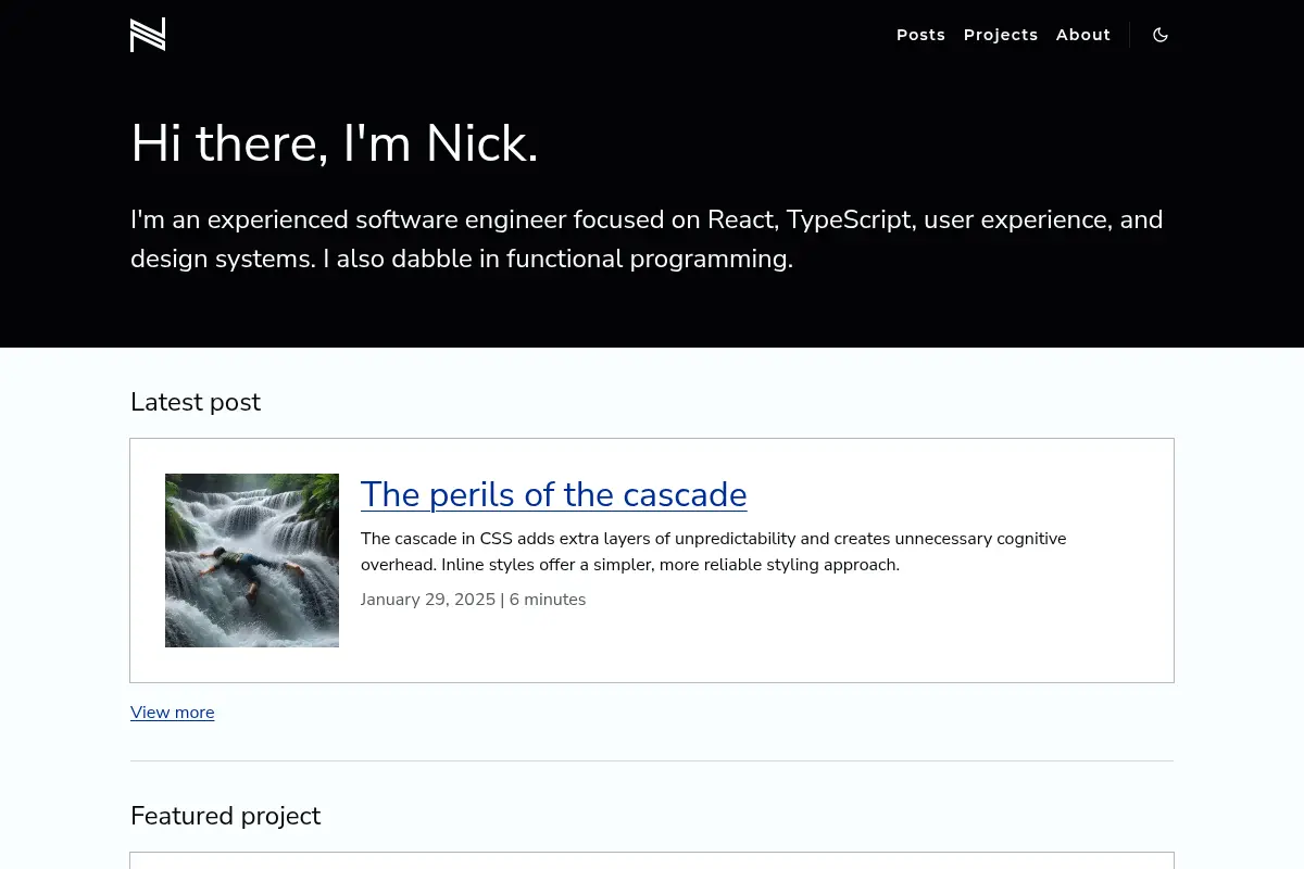Nick Saunders — nsaunders.dev