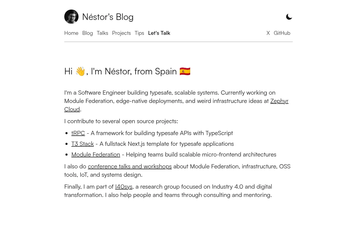 Néstor's Blog