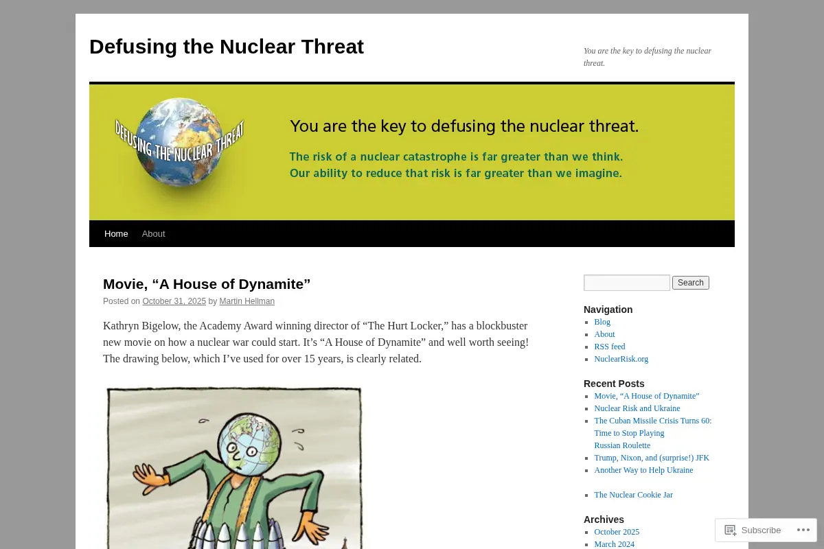 Defusing the Nuclear Threat