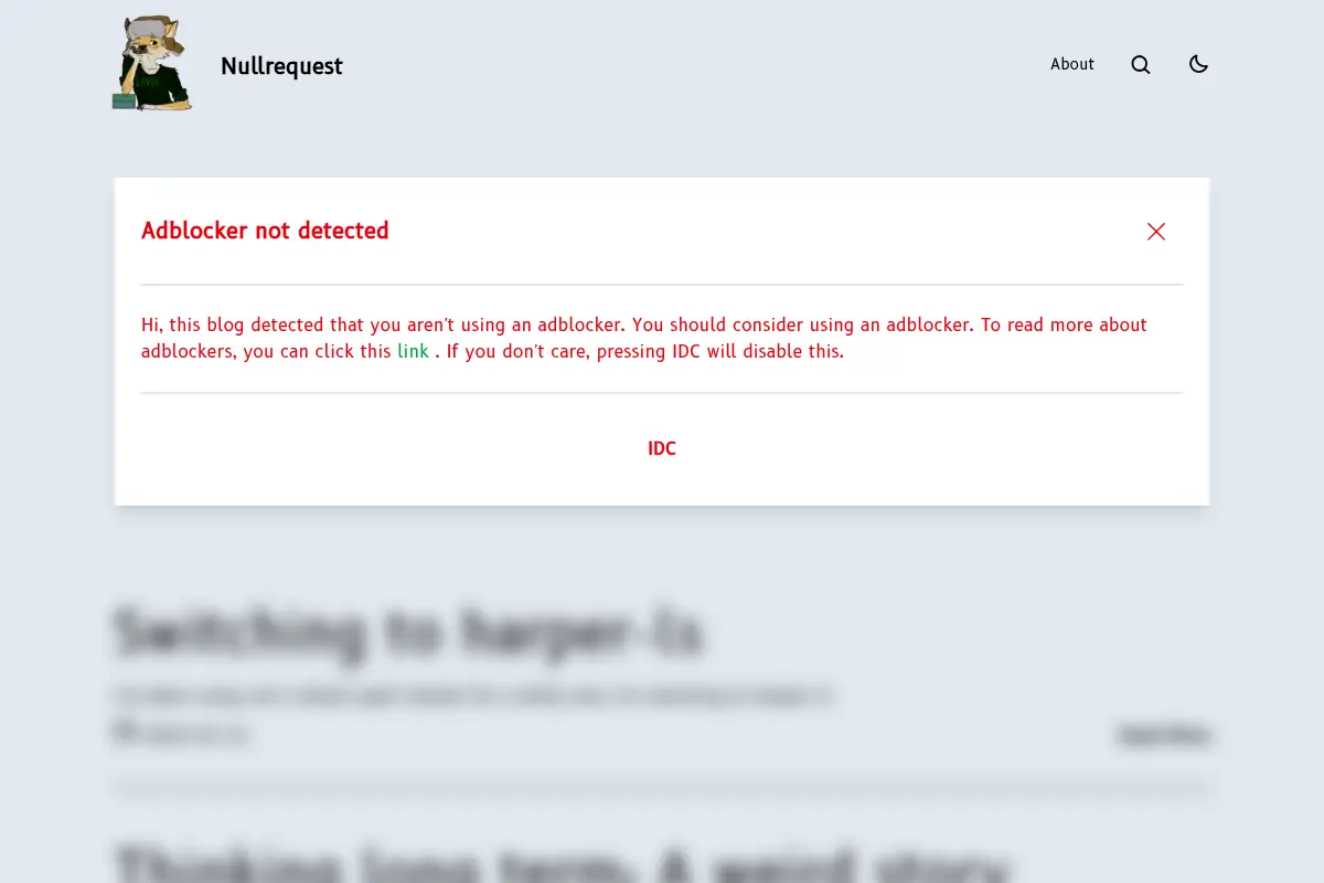 Null Request