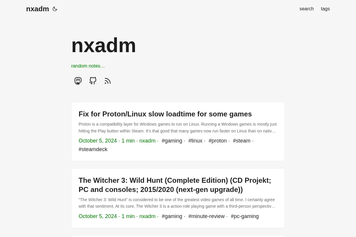 nxadm