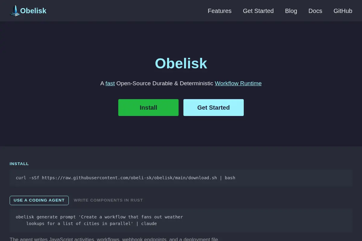 Obelisk Workflow Engine
