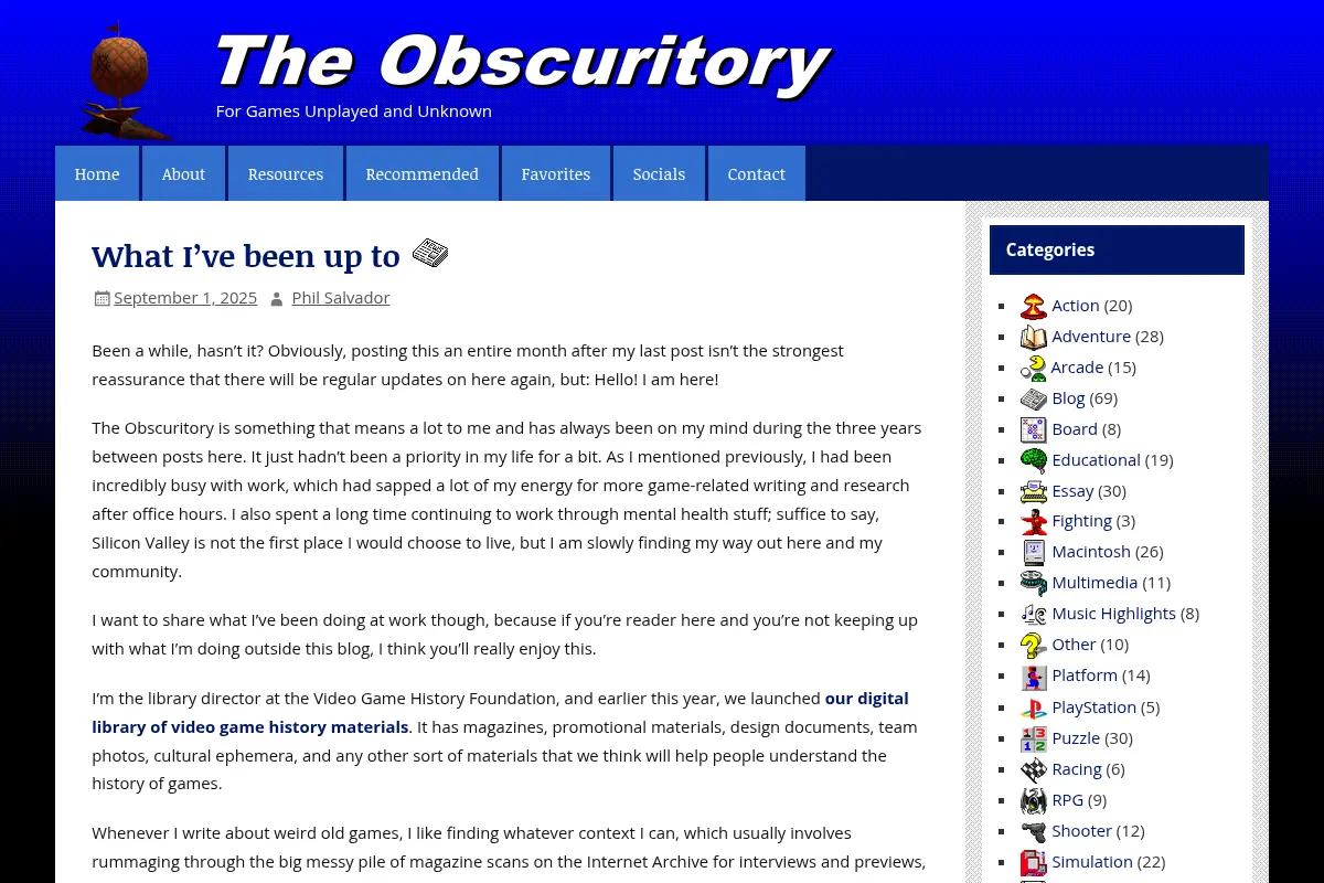 The Obscuritory
