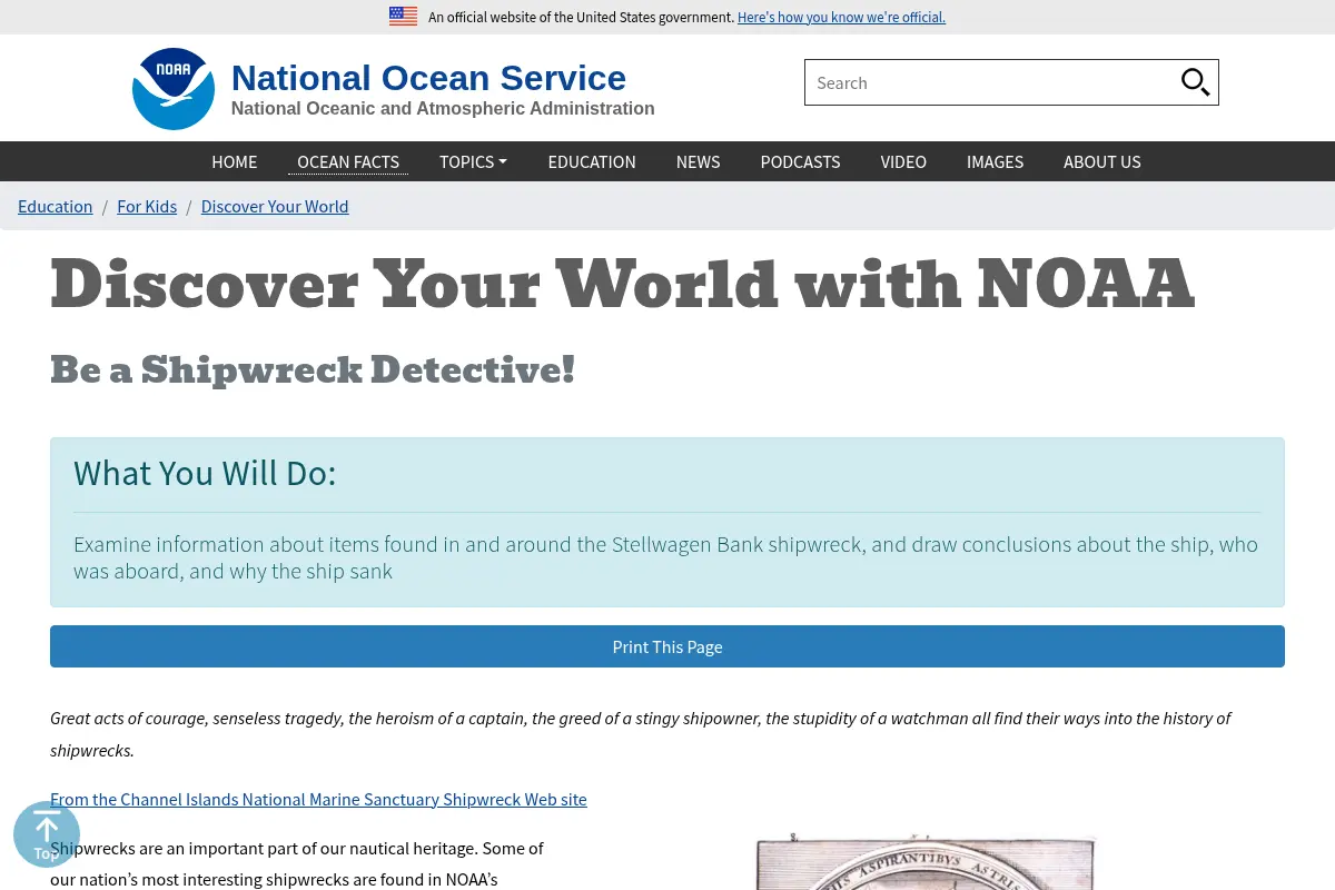 Be A Shipwreck Detective!