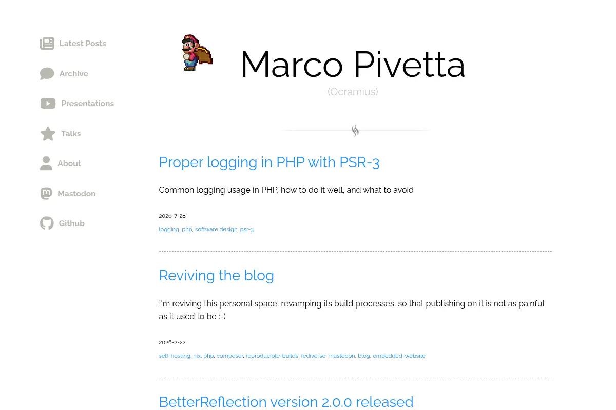 Ocramius' blog - software development thoughts by Marco Pivetta