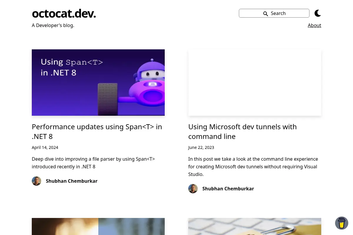 octocat.dev - A Developer's blog.