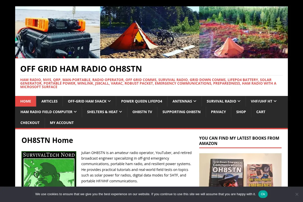 Off Grid Ham Radio OH8STN